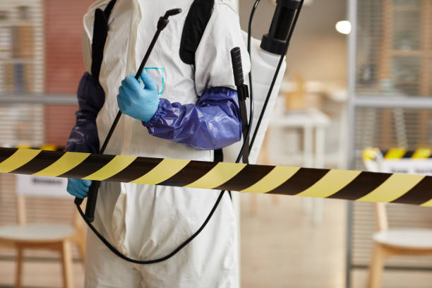 Professional Sewage Cleanup technician working in Deerfield, IL